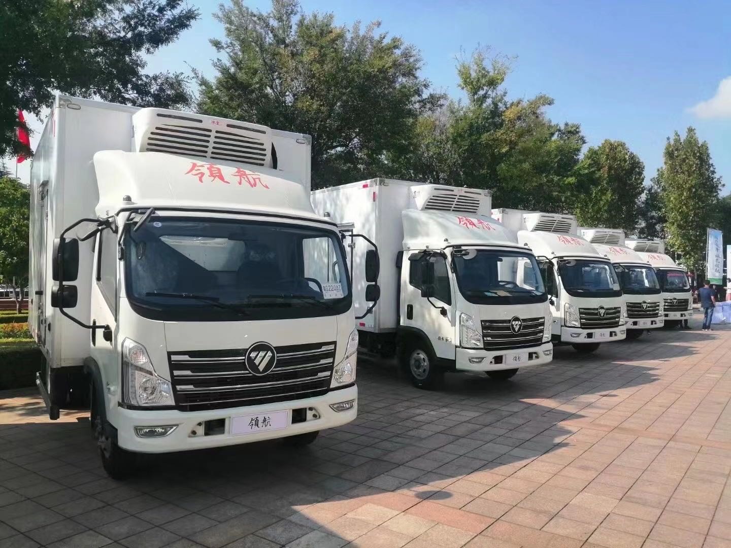 福田時代冷藏車生態(tài)食材供應鏈首批交車儀式