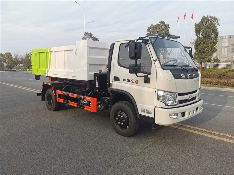 藍(lán)牌時(shí)風(fēng)重載版鉤臂垃圾車